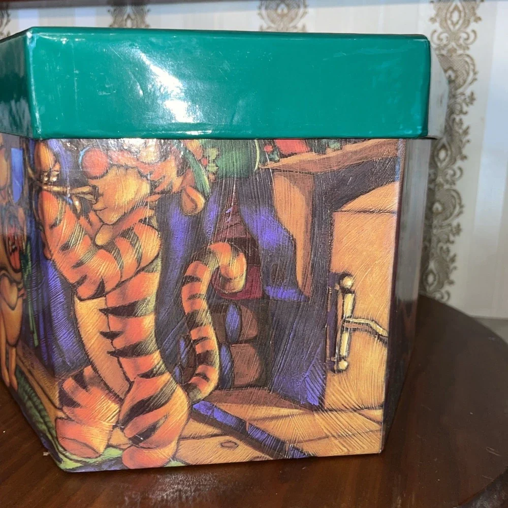 VTG Boxed Disney Winnie the‎ Pooh Season of Song | Set of 14 Ornaments Decoupage